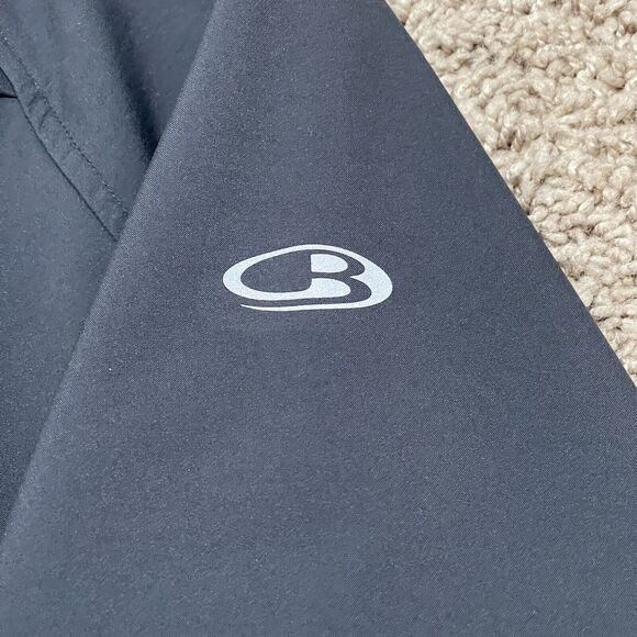 Icebreaker Jacket Womens Medium Grey Pink GT Softshell Merino Wool Reflective - Picture 3 of 12